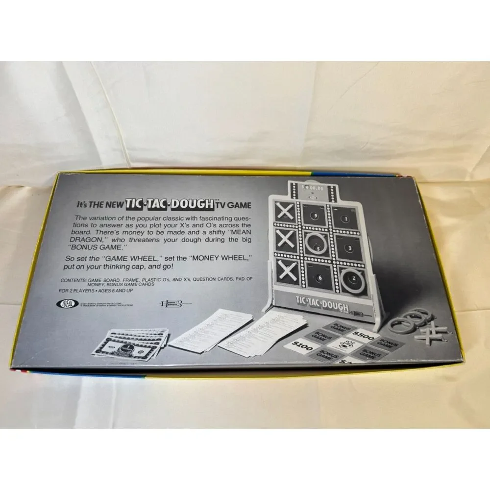 Vintage Tic-Tac-Dough TV Show Board Game Complete Ideal 1977